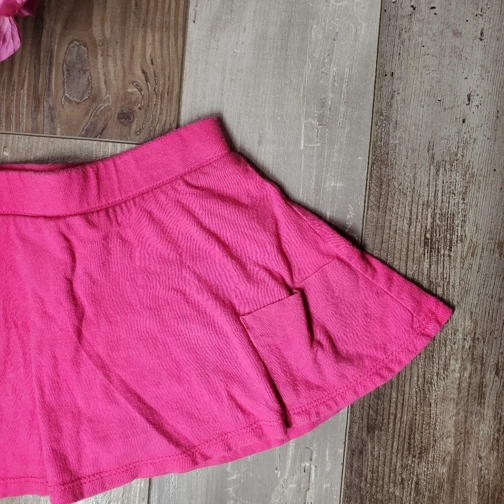 Old Navy Barbie Pink Size 18-24m Baby Toddler Girl Pull-on Cotton Skort NWOT